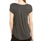 Alfani Women's Heathered T-Shirt Gray Size X-Small