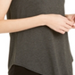 Alfani Women's Heathered T-Shirt Gray Size X-Small