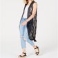 Polly & Esther Junior's Lace Duster Black Size Large