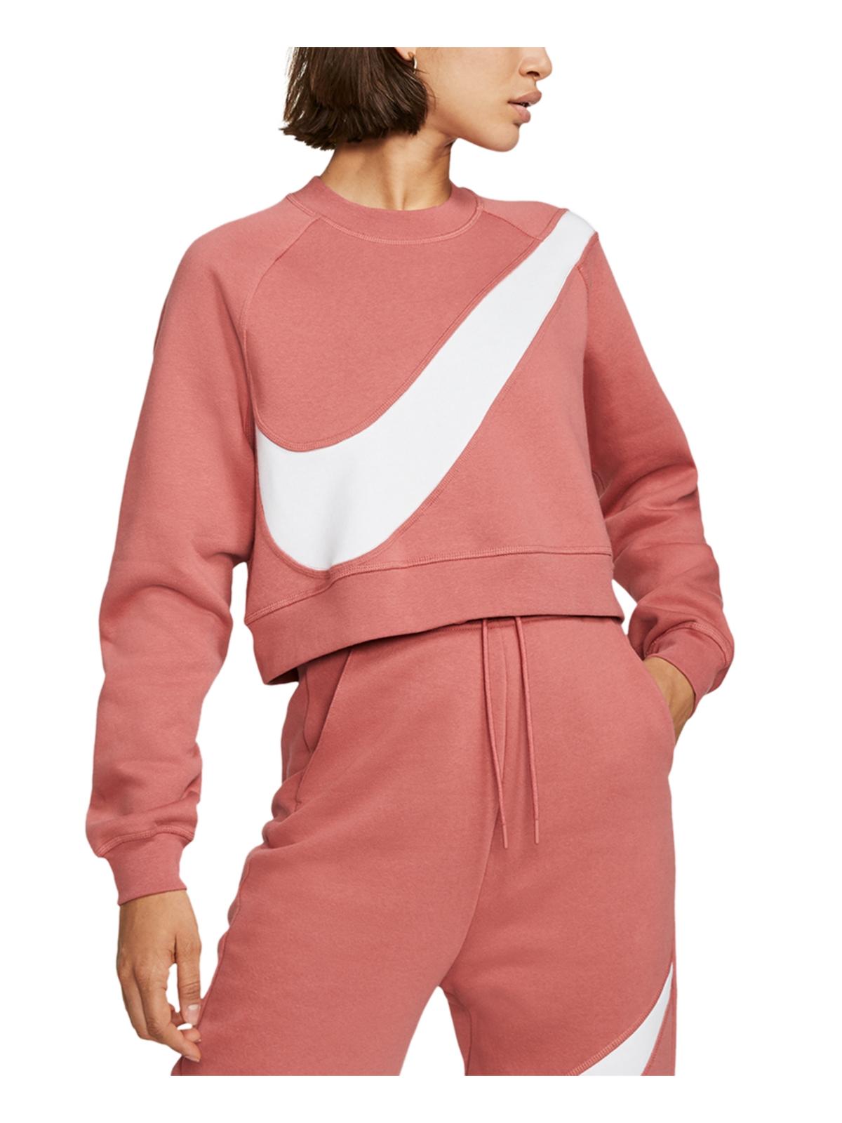 Nike Women's Fitness Running Sweatshirt  Coral Size X-Large