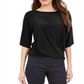 Alfani Women's Twisted Top Black Size X-Large