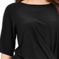 Alfani Women's Twisted Top Black Size X-Large