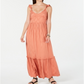 Roxy Women's On a Wim Dress Pink Size Medium