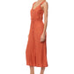 O'Neill Women's Rompers SPC Shawn Button Front Sleeveless Crop Jumpsuit Brown Size Medium