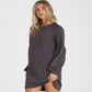 Billabong Women's Free Way Dress Gray Size Large