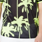 INC International Concepts Men's Summer Time Printed Mesh Casual Shirt Black Size XXX-Large