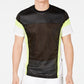 INC International Concepts Men's Sleep Walker Mesh Faux Leather T-Shirt Black Size XX-Large