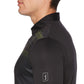 Pga Tour Men's Geo Print Polo Black Size Medium