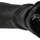 Carlos By Carlo Santana Women's Harness Detail Lug Sole Studded Georgina Round Toe Block Heel Boots Black Size 6 M