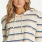 Billabong Women's Short Story Hoodie White Size Small