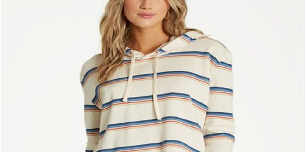 Billabong Women's Short Story Hoodie White Size Small