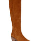 DV By Dolce Vita Women's Orphie Leather Pointed Toe Riding Boots -Brown Size 9.5M