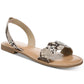 Bar III Women's Leena Flat Sandals Brown Size 7.5 M