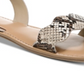 Bar III Women's Leena Flat Sandals Brown Size 7.5 M