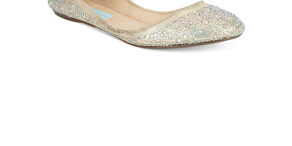 Betsey Johnson Women's SB Joy Ballet Flat Brown Size 6 M