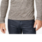 Alfani Men's Textured Space Dyed Stretch Henley Green Size L
