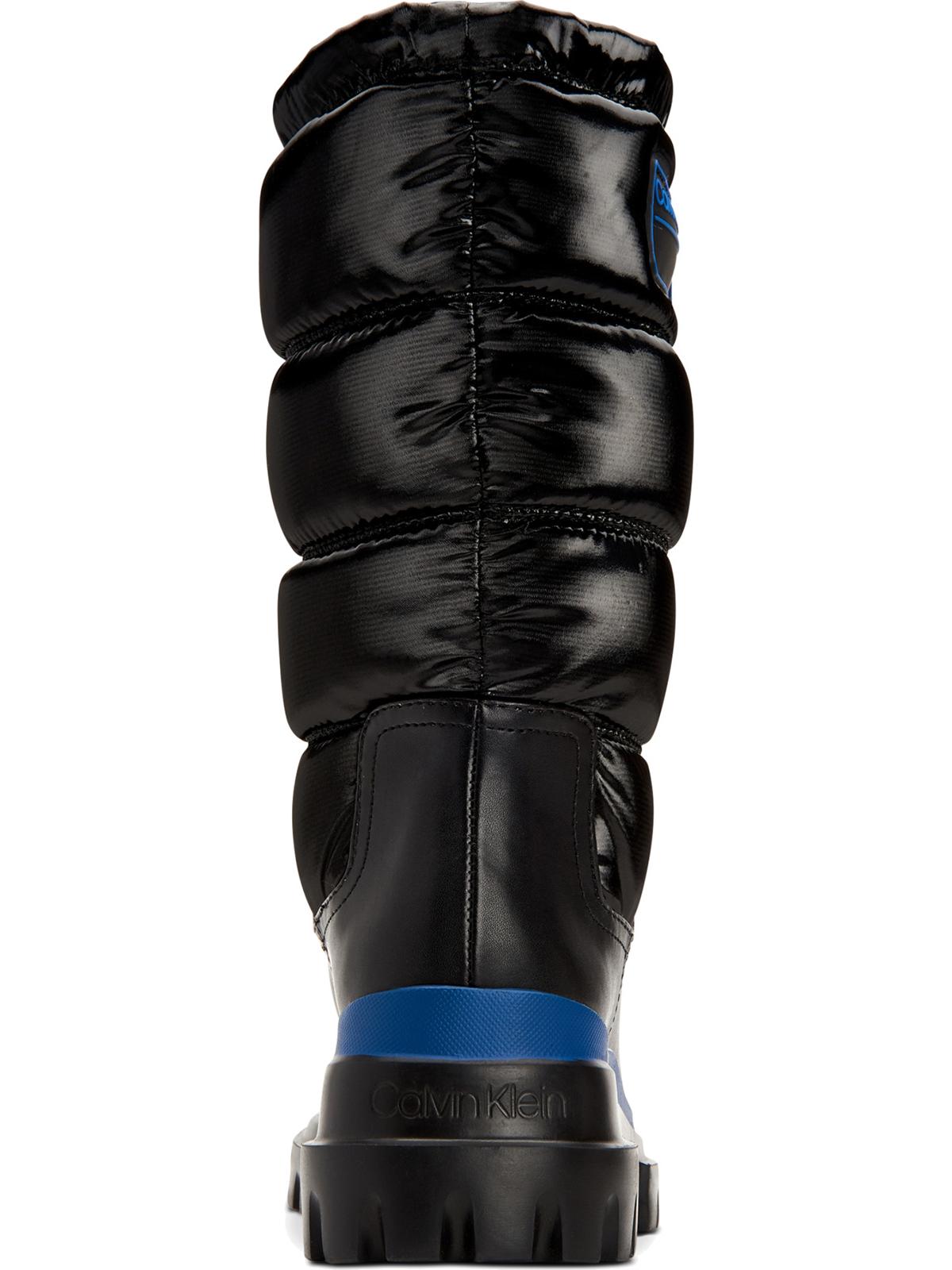 Calvin Klein Women's Water Resistant Round Toe Snow Boots Black Size 11 M