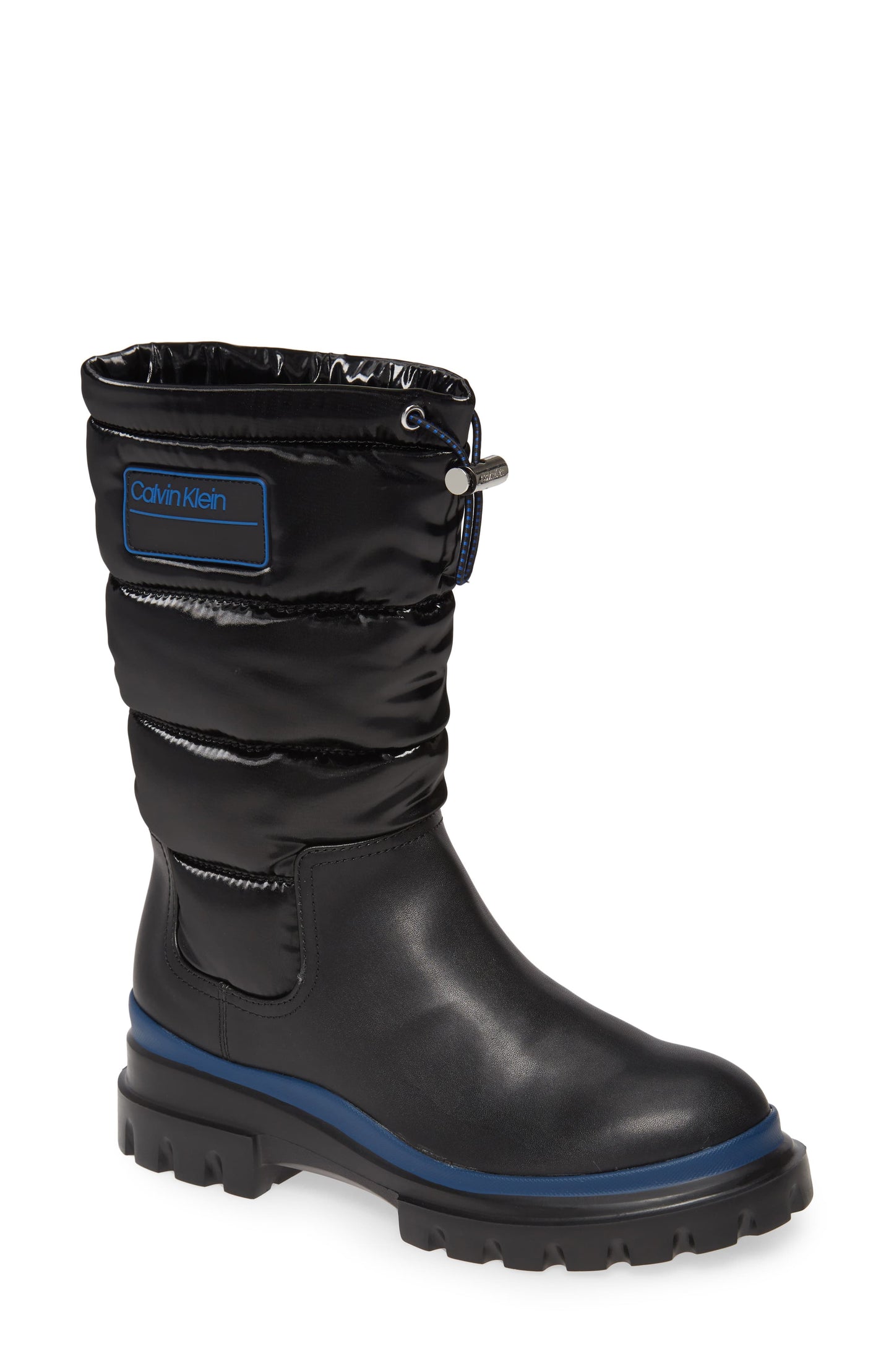 Calvin Klein Women's Water Resistant Round Toe Snow Boots Black Size 11 M