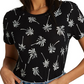 Billabong Women's Palm Tree New Soul Babe Crewneck Top Black Size M