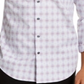 Tasso Elba Men's Stretch Plaid Shirt Gray Size X-Large