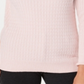 Karen Scott Women's Boat Neck Cotton Sweater Pink Size Medium
