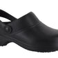Easy Street Women's Easy Works Time Slip Resistant Clogs Black Size 7 M