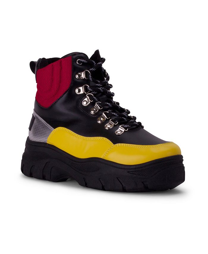 Wanted Women's Caution Extreme Sneaker Bootie Black Size 6 M