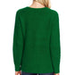 Vince Camuto Women's Ribbed V Neck Sweater Green Size Medium