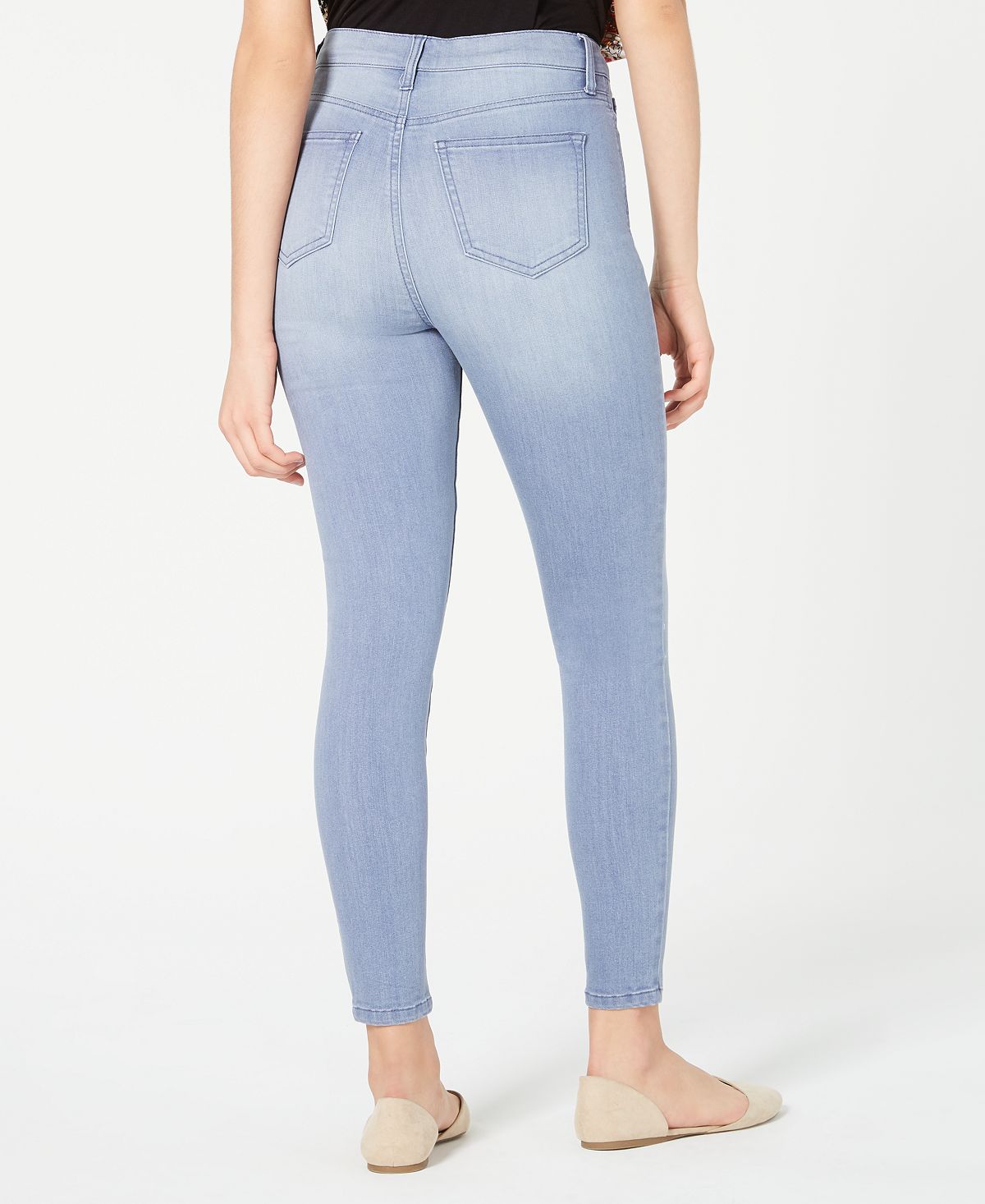 Celebrity Pink Junior's Button Fly High Rise Skinny Jeans Blue Size 13