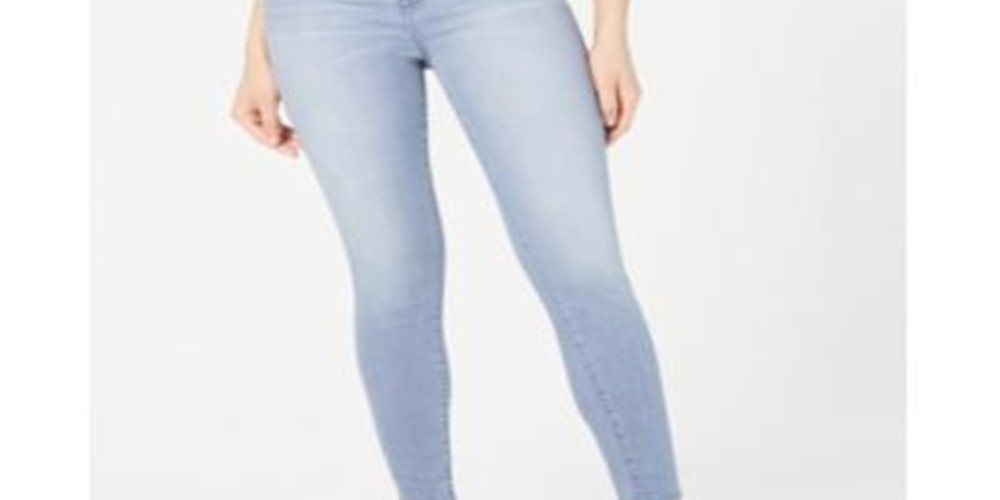 Celebrity Pink Junior's Button Fly High Rise Skinny Jeans Blue Size 13