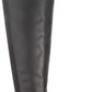 Material Girl Women's Darcell Leather Almond Toe Over Knee Fashion Boots Black Size 8 M