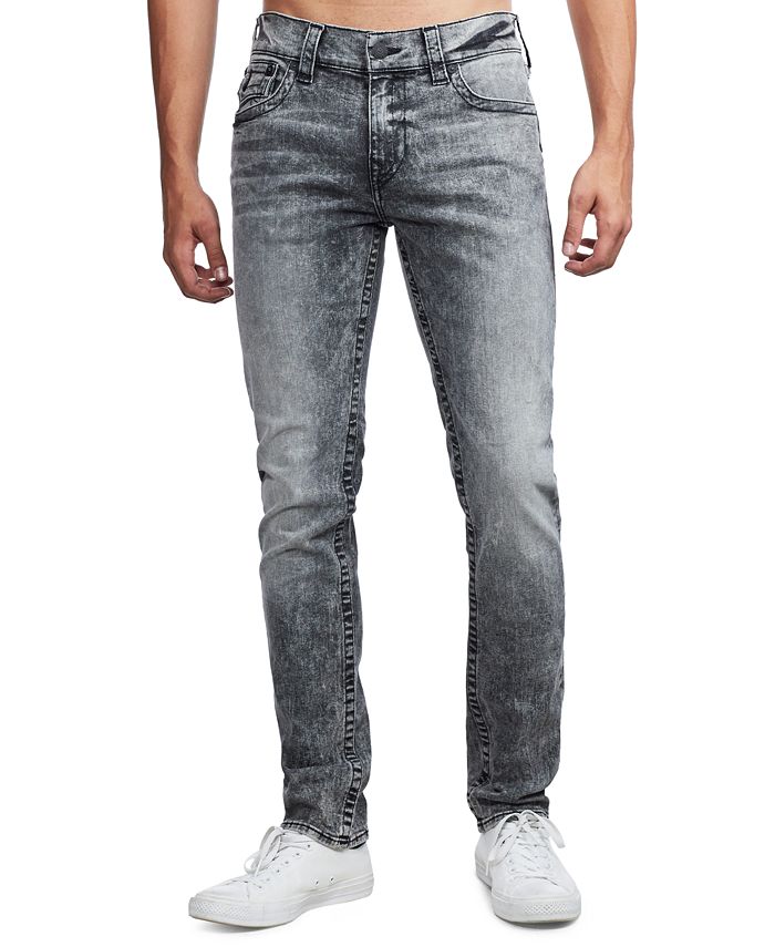True Religion Men's Denim Wolf Five Pocket Jeans Gray Size 32