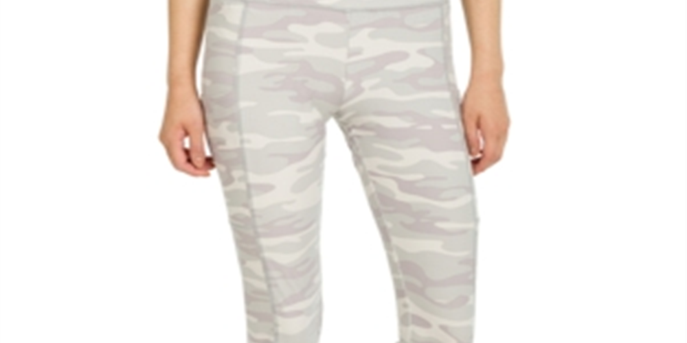 Hippie Rose Junior's Pull on Side Pocket Leggings Gray Size Medium