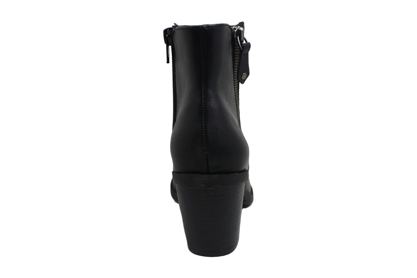 American Rag Women's Demitra Leather Almond Toe Ankle Fashion Boots Black Size 9 M