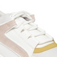 Madden Girl Women's Sppice Fabric Low Top Lace up Fashion Shoes White Size 10 M