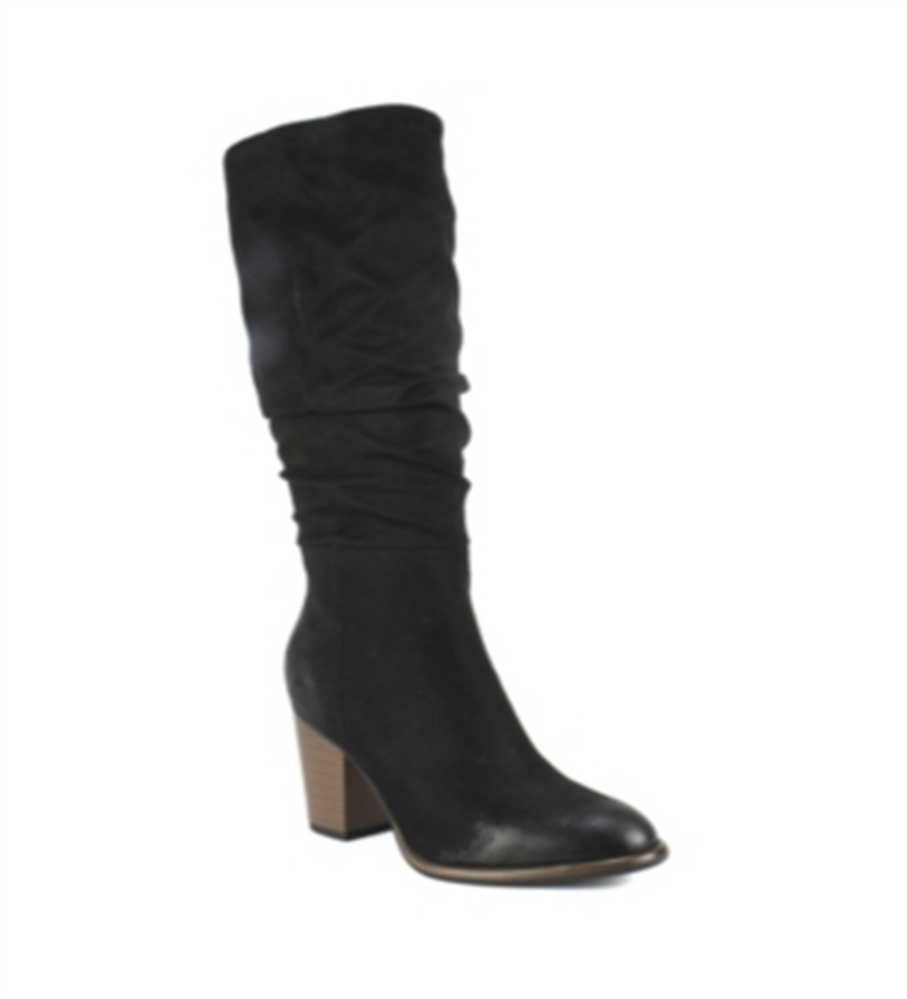 White Mountain Women's Trunell Tall Slouch Boot Black Size 8.5 M