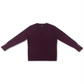 JM Collection Women's Button Cuff V Neck Pullover Sweater Purple Size Large