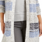 Style & Co Women's Striped Cardigan Blue Size X-Small