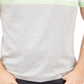 Alfani Men's Regular Fit Stripe Quarter Zip Polo Shirt Grey Size XXX-Large