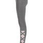 Ideology Big Girls Plus Caged-Hem Leggings  Gray Size 14W