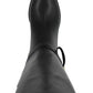 Nanette Lepore Women's Margaux Leather Pull on Riding Boots Black Size 8.5 M