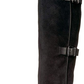 Franco Sarto Women's Knoll Suede Closed Toe Knee High Fashion Boots Black Size 5.5 M