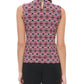 Tommy Hilfiger Women's Printed Sleeveless Wear to Work Top Black  Size Small