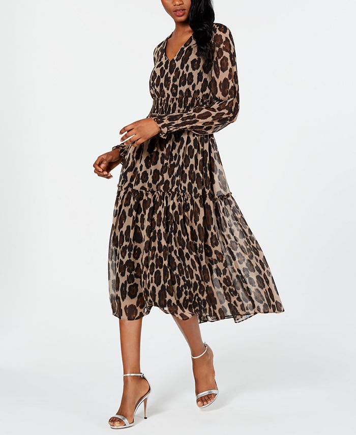 Taylor Women's Chiffon Maxi Dress Brown Size 10