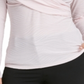 DKNY Women's Textured Surplice Blouse Pink Size Small