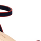 Charter Club Women's Ruue Fabric Open Toe Casual Slingback Sandals Navy Size 9.5 M