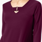 Alfani Women's Buckle Detail Tunic Blue Size XL
