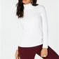 INC International Concepts Women's Ribbed Knit Turtleneck Shirt Brown Size XX-Large