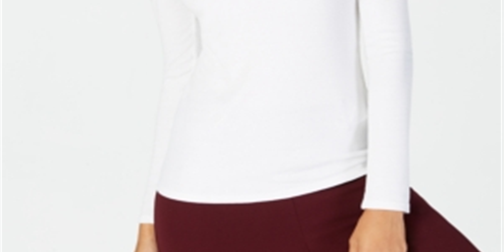 INC International Concepts Women's Ribbed Knit Turtleneck Shirt Brown Size XX-Large