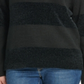 DKNY Women's Striped Sweater Black Size S